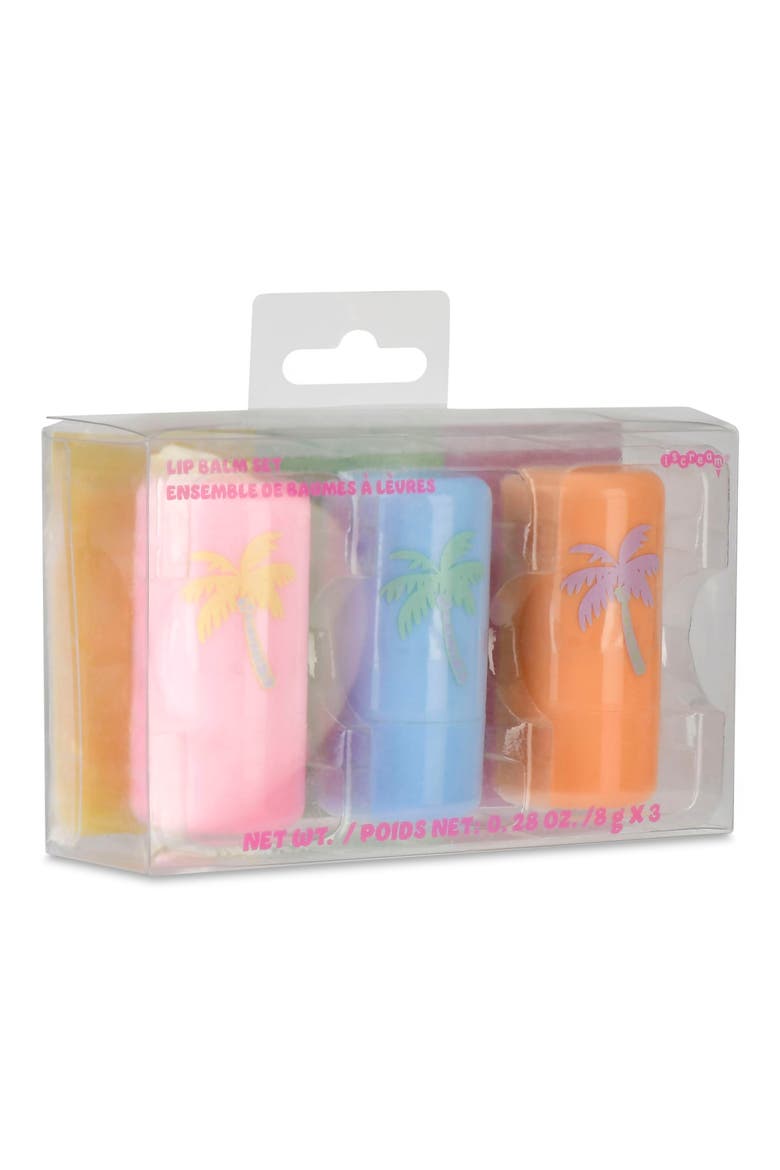Kids' Palm Paradise 3-Pack Lip Balm Set, Alternate, color, MULTI