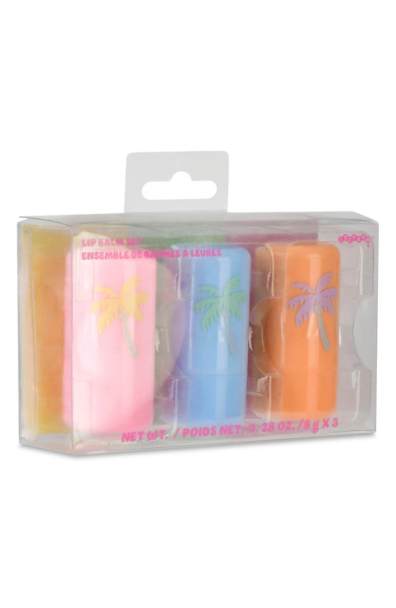 Iscream Kids' Palm Paradise 3-Pack Lip Balm Set, Alternate, color, Multi