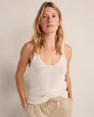 Haven Well Within Cotton Linen Plaited Tank