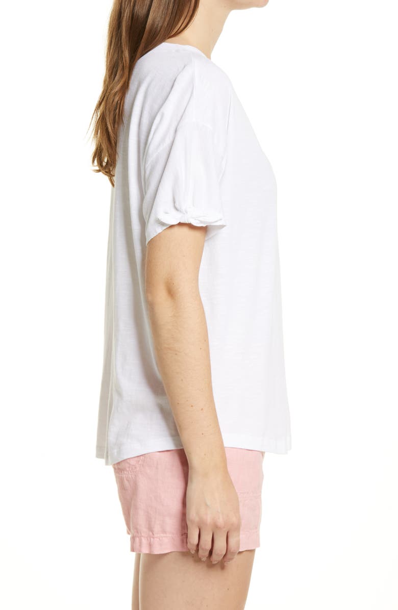 Caslon<sup>®</sup> Tie Sleeve T-Shirt, Alternate, color, 