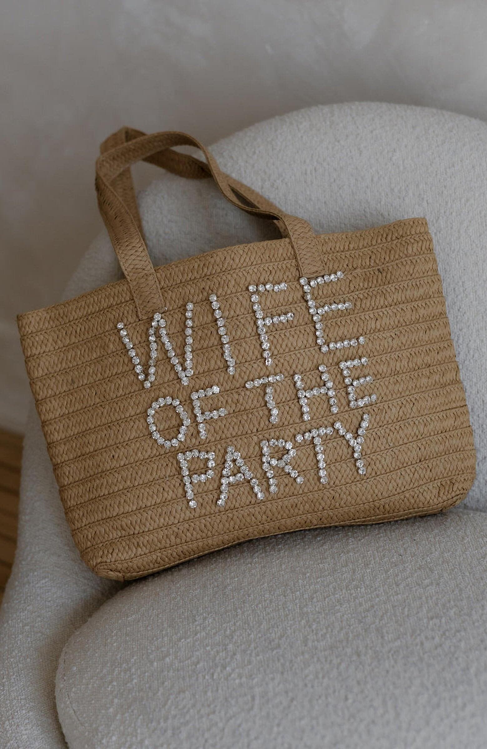 Untamed Petals Heiress Bridal Tote, Alternate, color, Brown