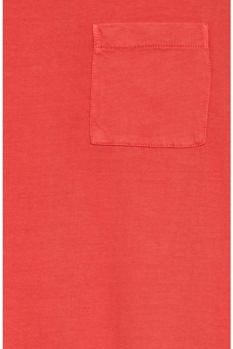 Washed T-Shirt Dress, Alternate, color, RED SAGE