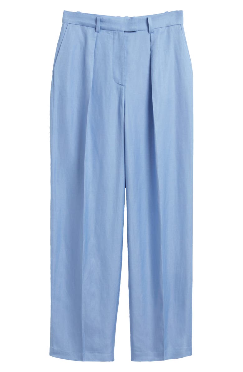 & Other Stories Tailored Straight Leg Trousers, Main, color, Blue
