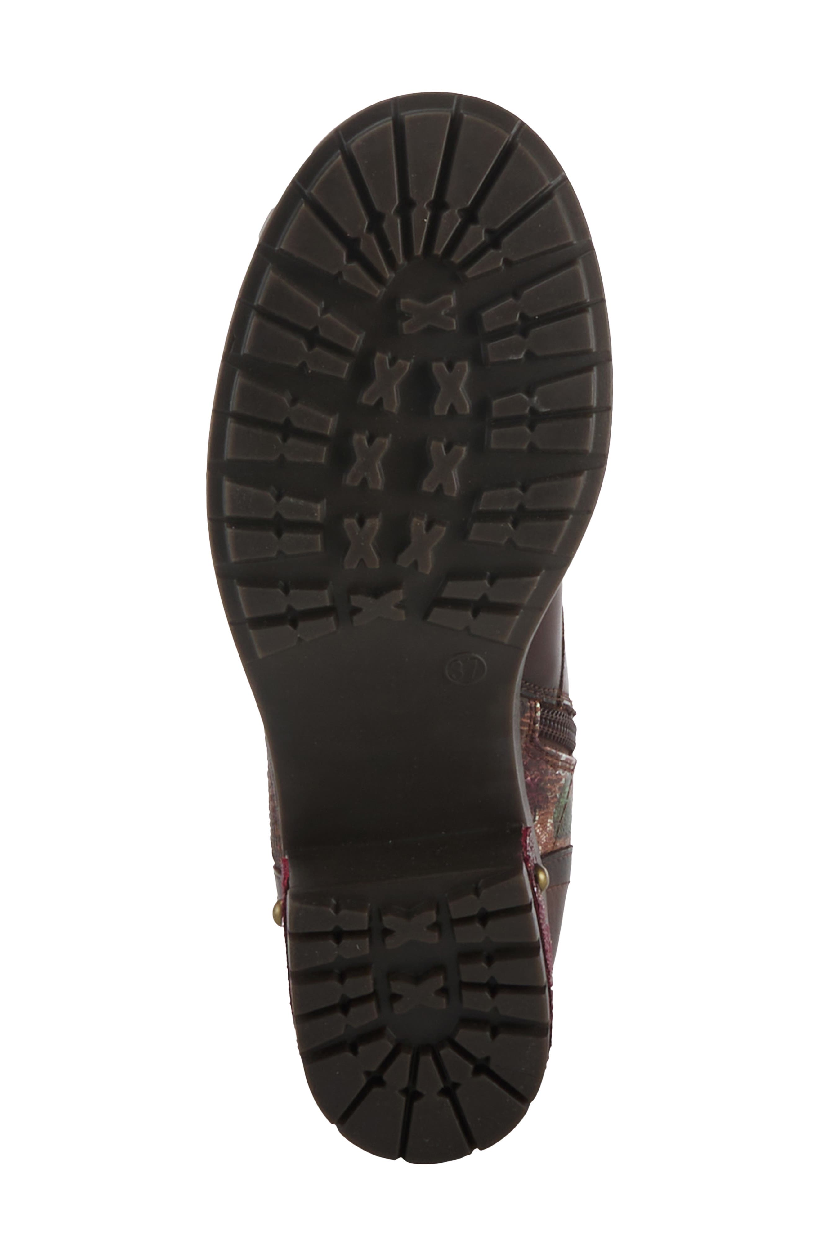 L'Artiste by Spring Step Marty-Met Bootie, Alternate, color, Brown Multi