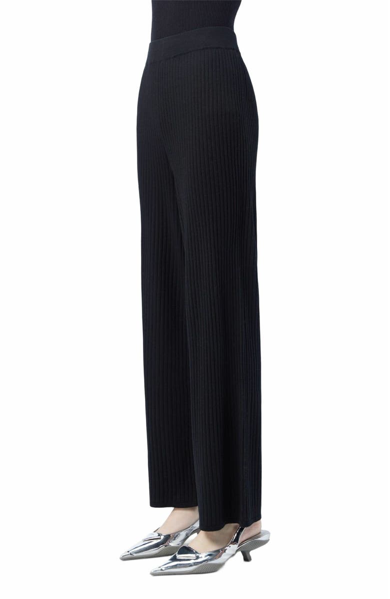 GOBI Mongolian Cashmere Rib-Knit Silk Cashmere Pants, Alternate, color, 