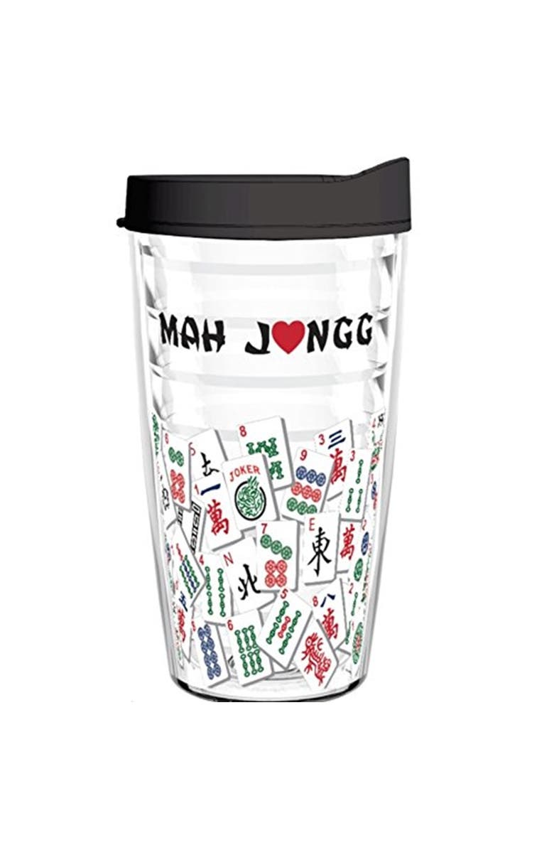 Mah Jongg Direct Mah Jongg Tumbler 16 oz Drinkware, Main, color, Multicolor