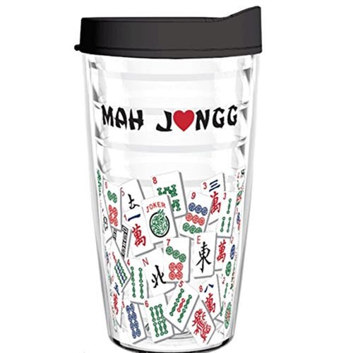 Mah Jongg Direct Mah Jongg Tumbler 16 oz Drinkware Set In White