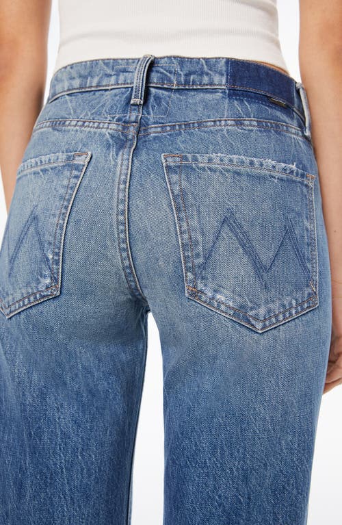 Mother The Bookie Flood Bootcut Ankle Jeans In Blue