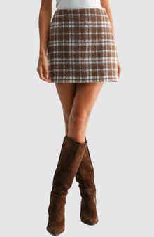Plaid Miniskirt