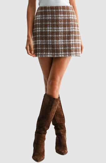 Plaid Miniskirt