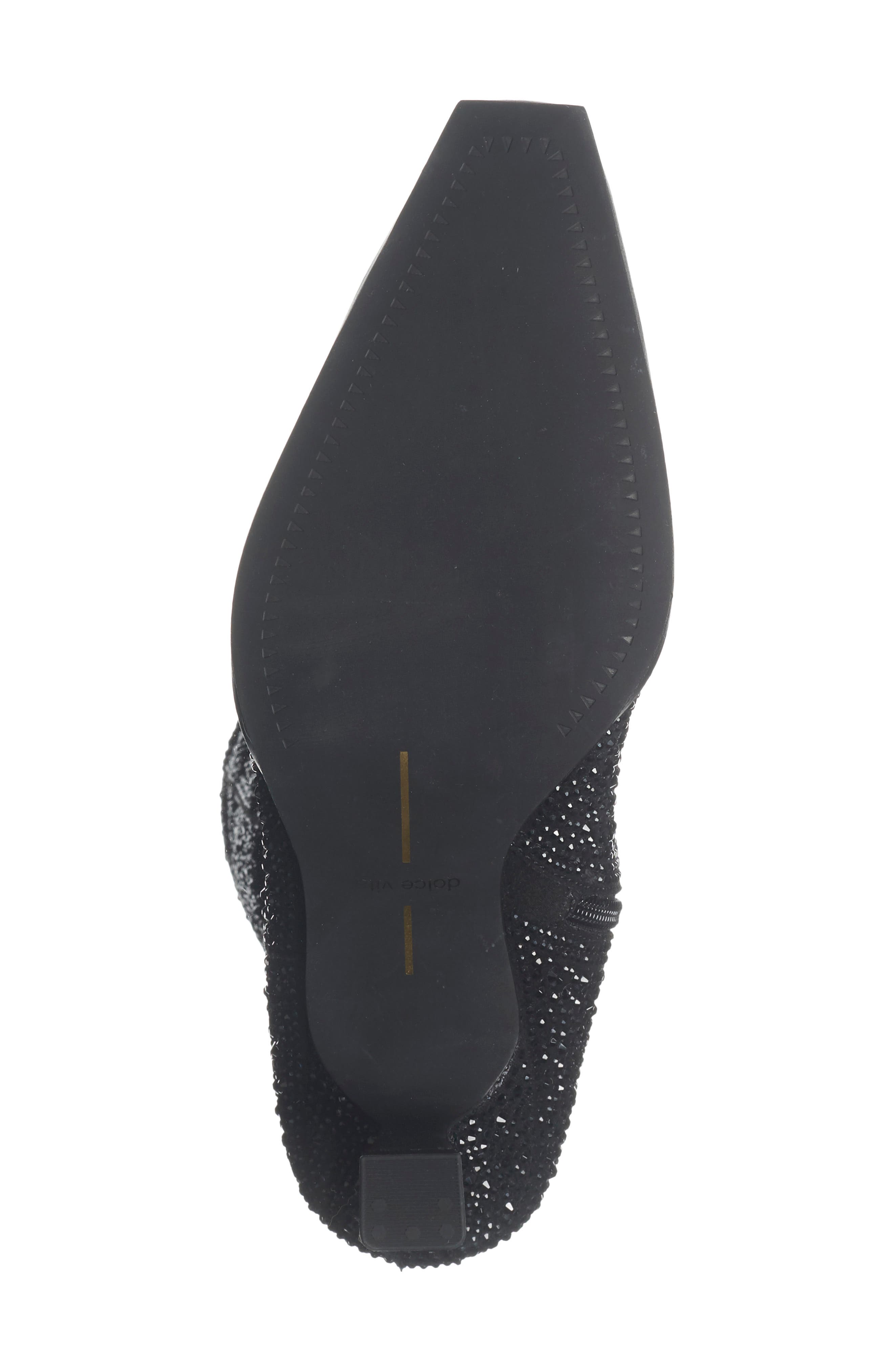 Dolce Vita Ariana Crystal Knee High Boot, Alternate, color, Black Metallic Cyrstal