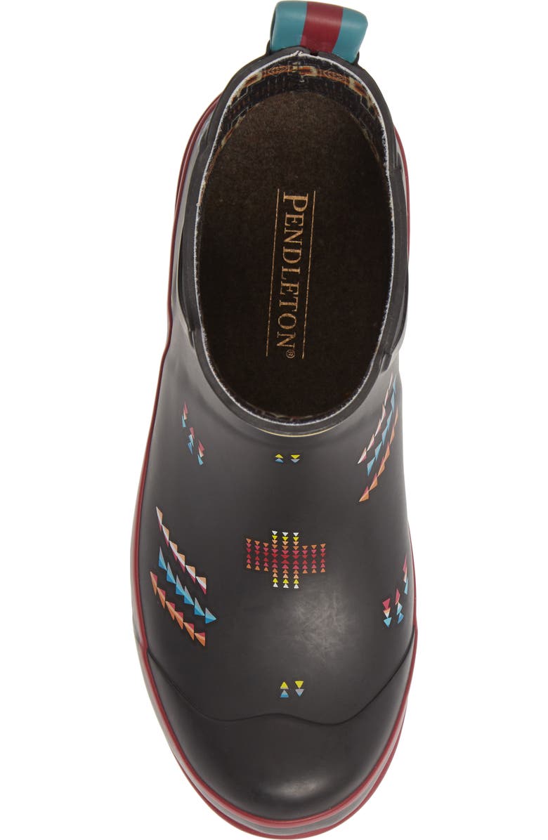 Pendleton Geo Toss Waterproof Chelsea Rain Boot, Alternate, color,