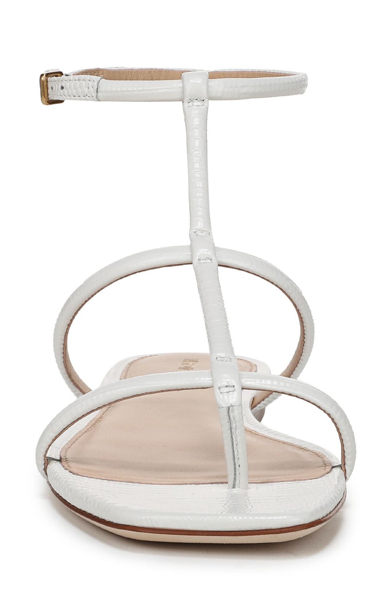 Veronica Beard Marbella Ankle Strap Sandal, Alternate, color, Parchment