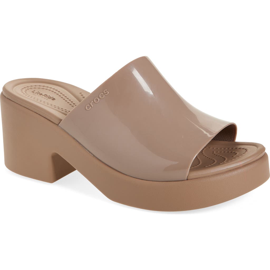 CROCS CROCS BROOKLYN PLATFORM SLIDE SANDAL