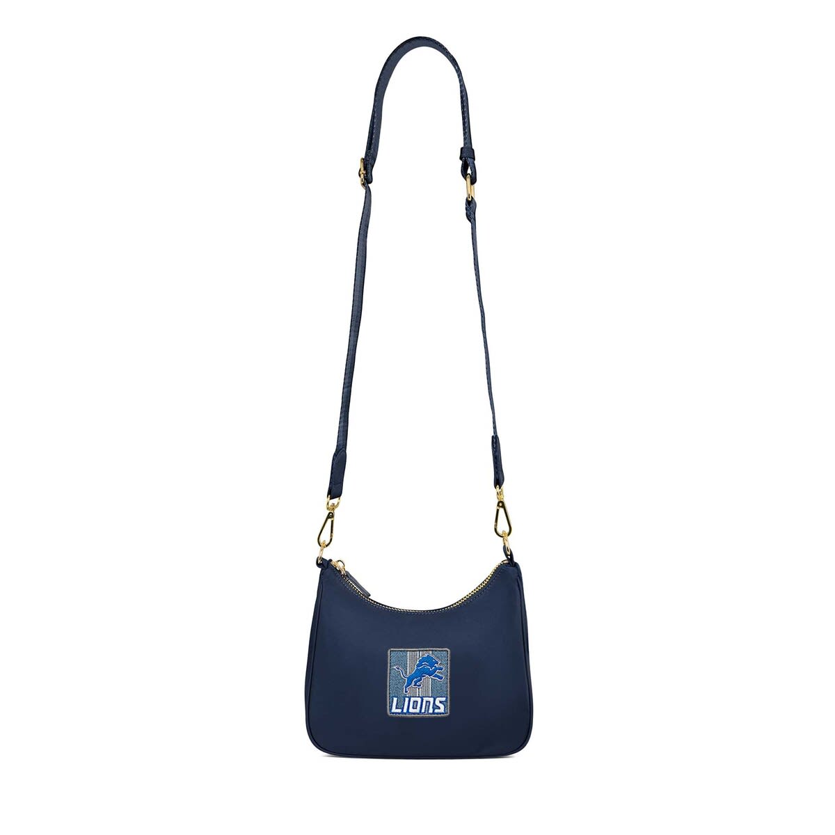 Stoney Clover Lane Stoney Clover Detroit Lions Curved Crossbody Bag, Main, color, 