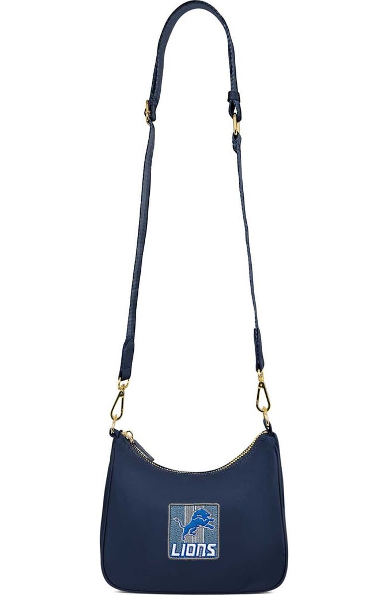 Stoney Clover Lane Stoney Clover Detroit Lions Curved Crossbody Bag, Main, color,