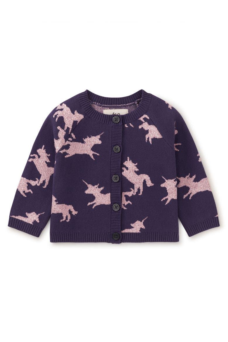 Unicorn Cardigan, Alternate, color, Unicorn Frolic