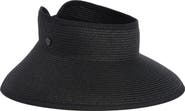Vince Camuto Roll-Up Straw Visor