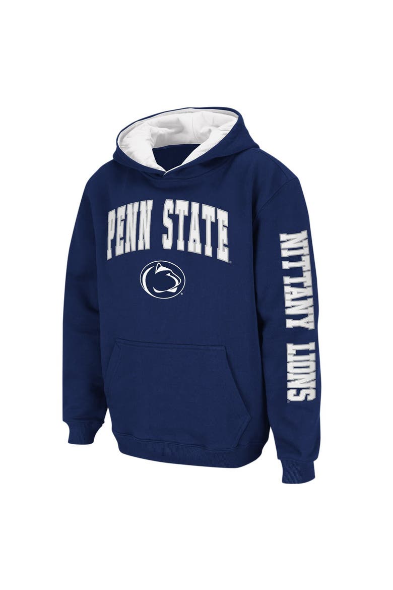 Youth Colosseum Navy Penn State Nittany Lions 2-Hit Team Pullover Hoodie, Alternate, color, Navy