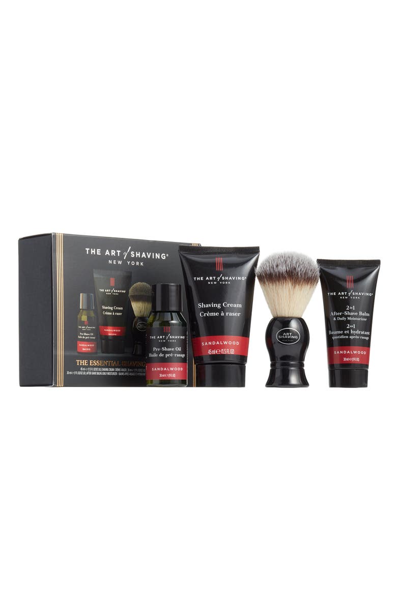 The Art of Shaving Sandalwood Essential 4-Piece Shaving Collection $75 Value, Alternate, color, 