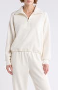 Z by Zella Whisper Knit Half Zip Sweatshirt