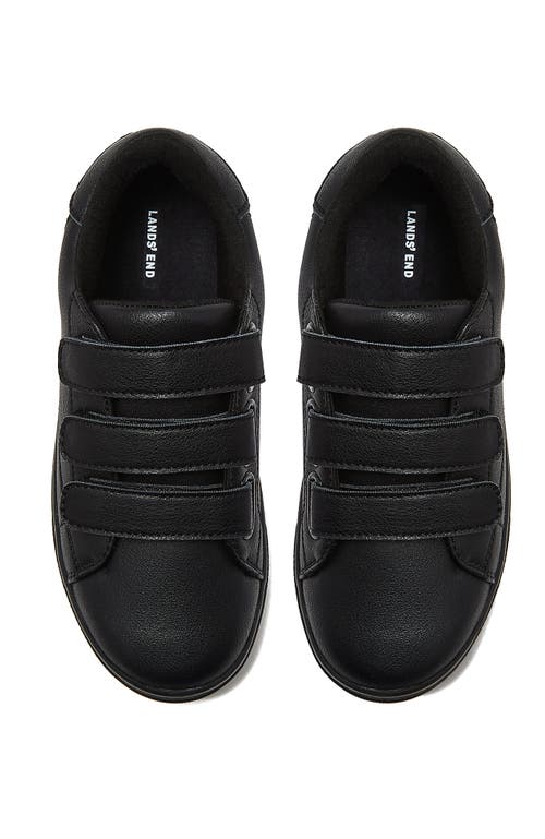 Lands' End Kids Easy On Sneakers In Black