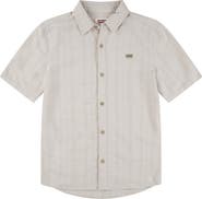 Levi's Kids' Textured Stripe Button-Up Shirt