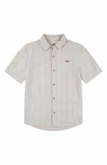 Levi's Kids' Textured Stripe Button-Up Shirt