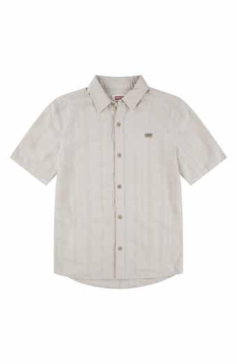 Levi's® Kids' Textured Stripe Button-Up Shirt
