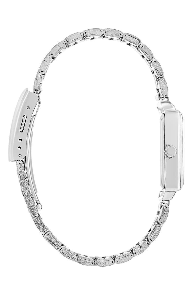 Jones New York Diamond Bracelet Watch, 24mm x 27mm, Alternate, color, Silver