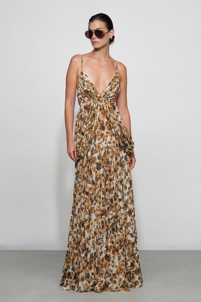 Micah Gown, Alternate, color, Golden Multi
