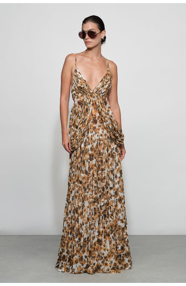 Et Ochs Micah Gown, Alternate, color, Golden Multi