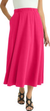 Jessica London Soft Ease Midi Skirt