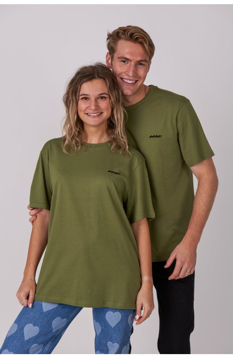 OOSC Powder Club T-Shirt - Khaki, Alternate, color,