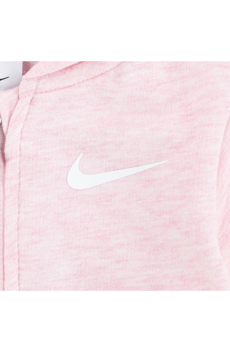 Nike Full-Zip Hoodie, Bodysuit & Pants Set, Alternate, color, Pink Foam