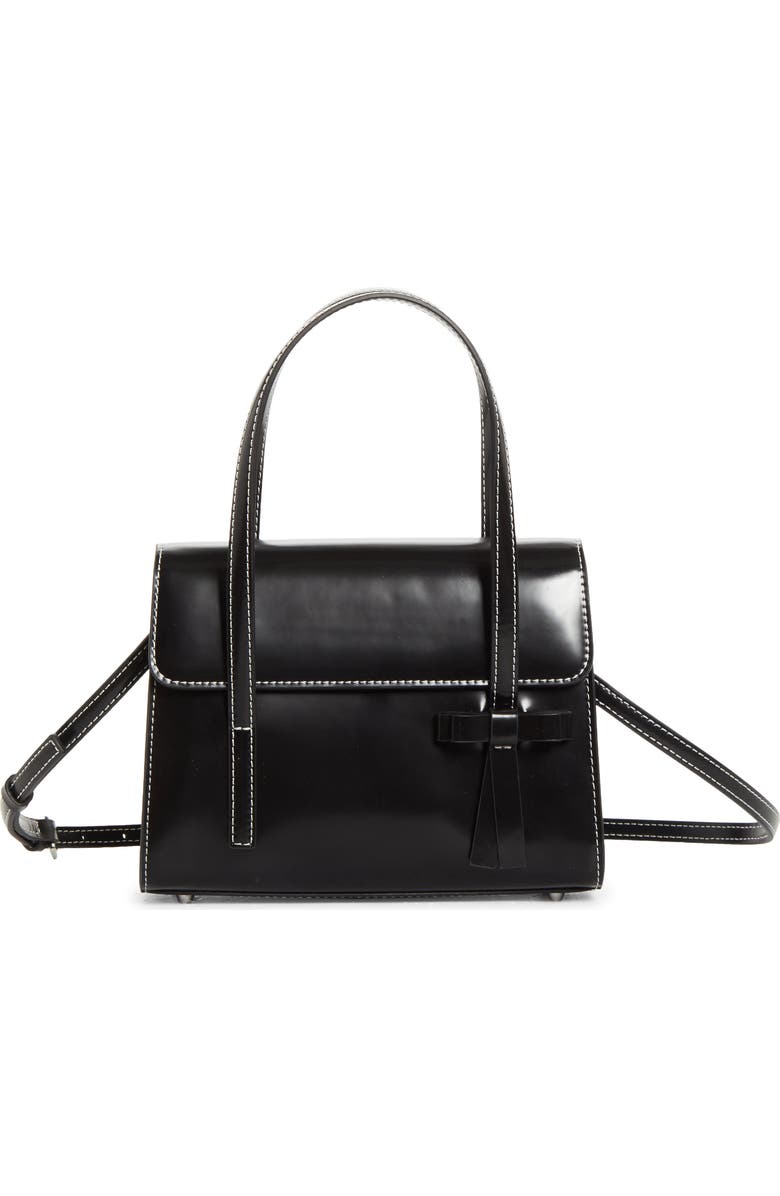 Sandy Liang Mini Mum Crossbody Bag, Main, color, Black