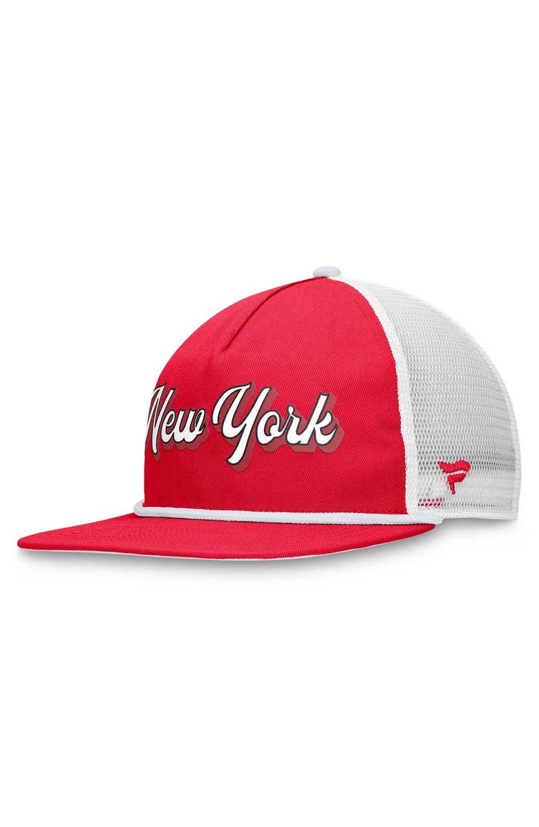 FANATICS Men's Fanatics Branded Red/White New York Red Bulls True Classic Golf Snapback Hat, Alternate, color, 