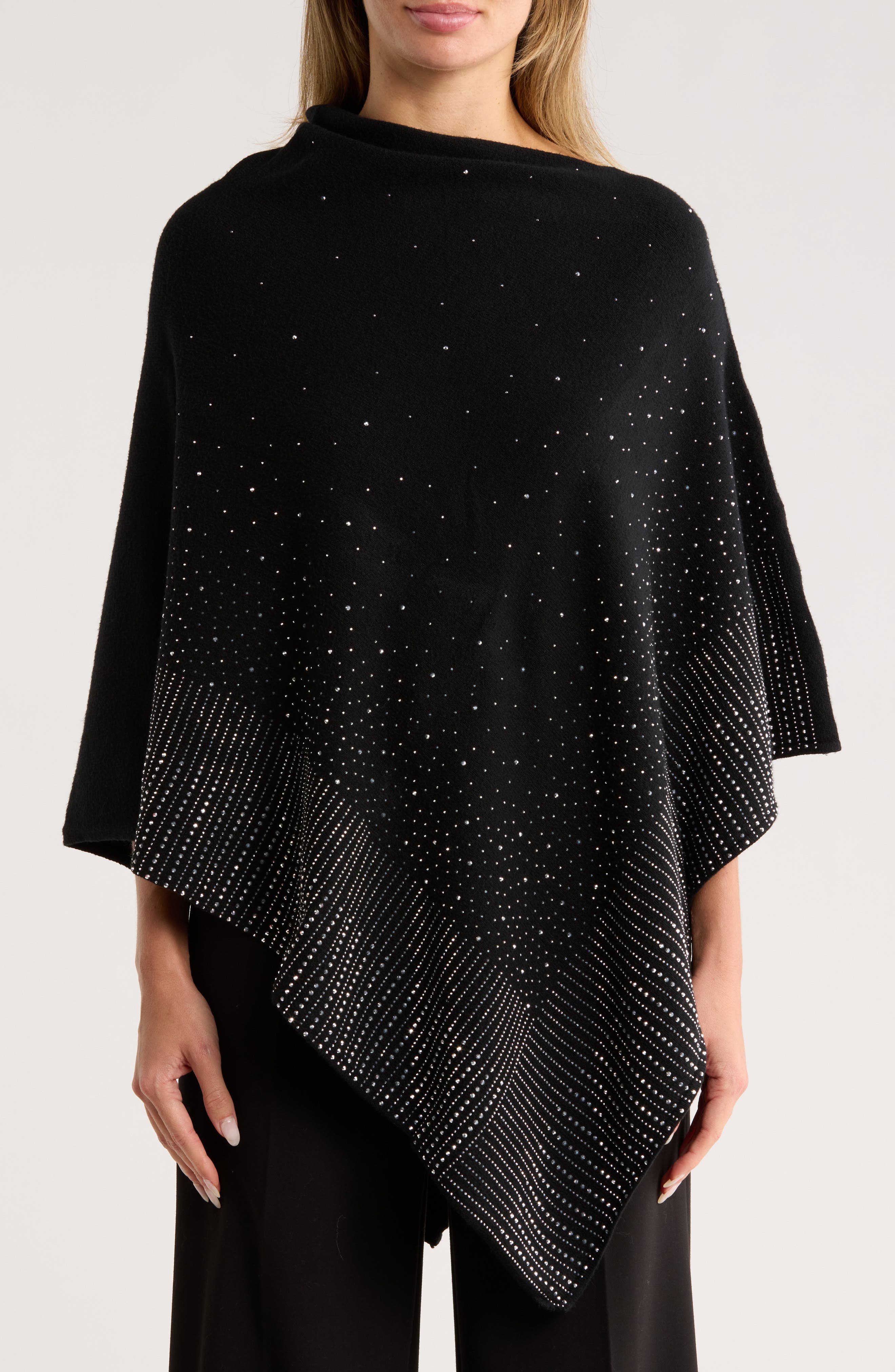 La Fiorentina Embellished Poncho