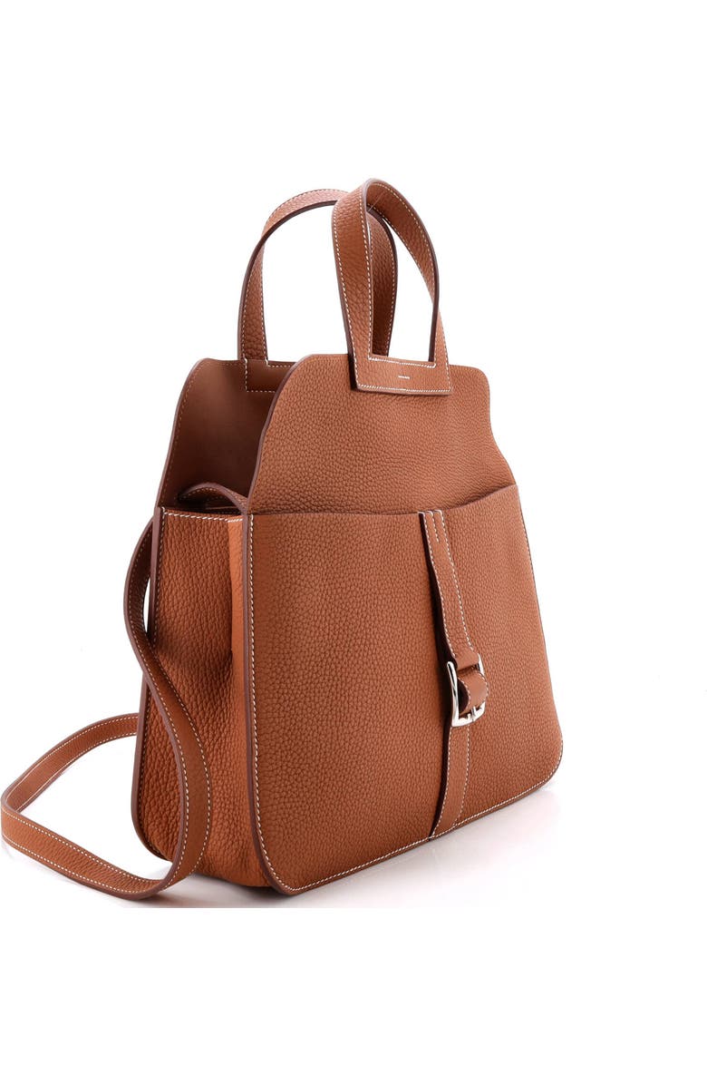 Pre-Owned Hermes Halzan Bag Clemence 31, Alternate, color, Gold