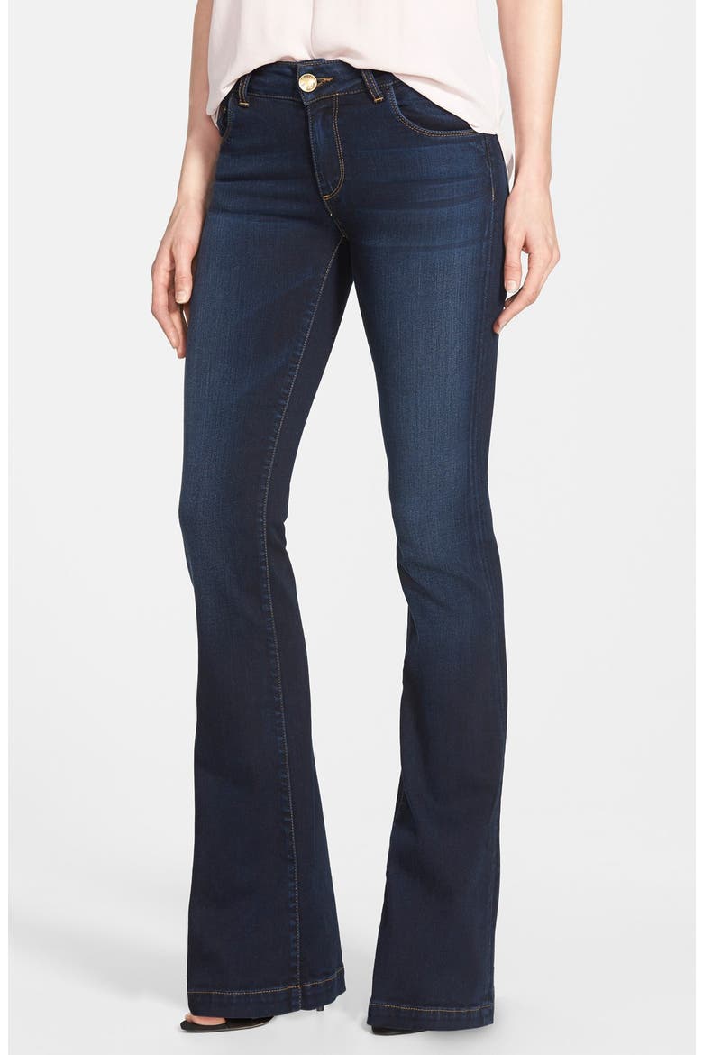 'Chrissy' Stretch Flare Leg Jeans, Main, color, BREEZY