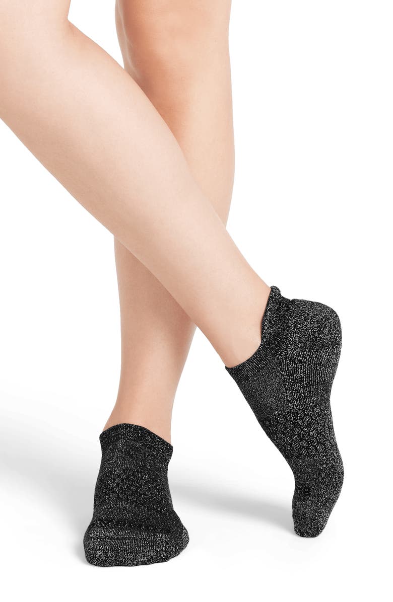 Bombas Metallic Marled Ankle Socks, Alternate, color, 