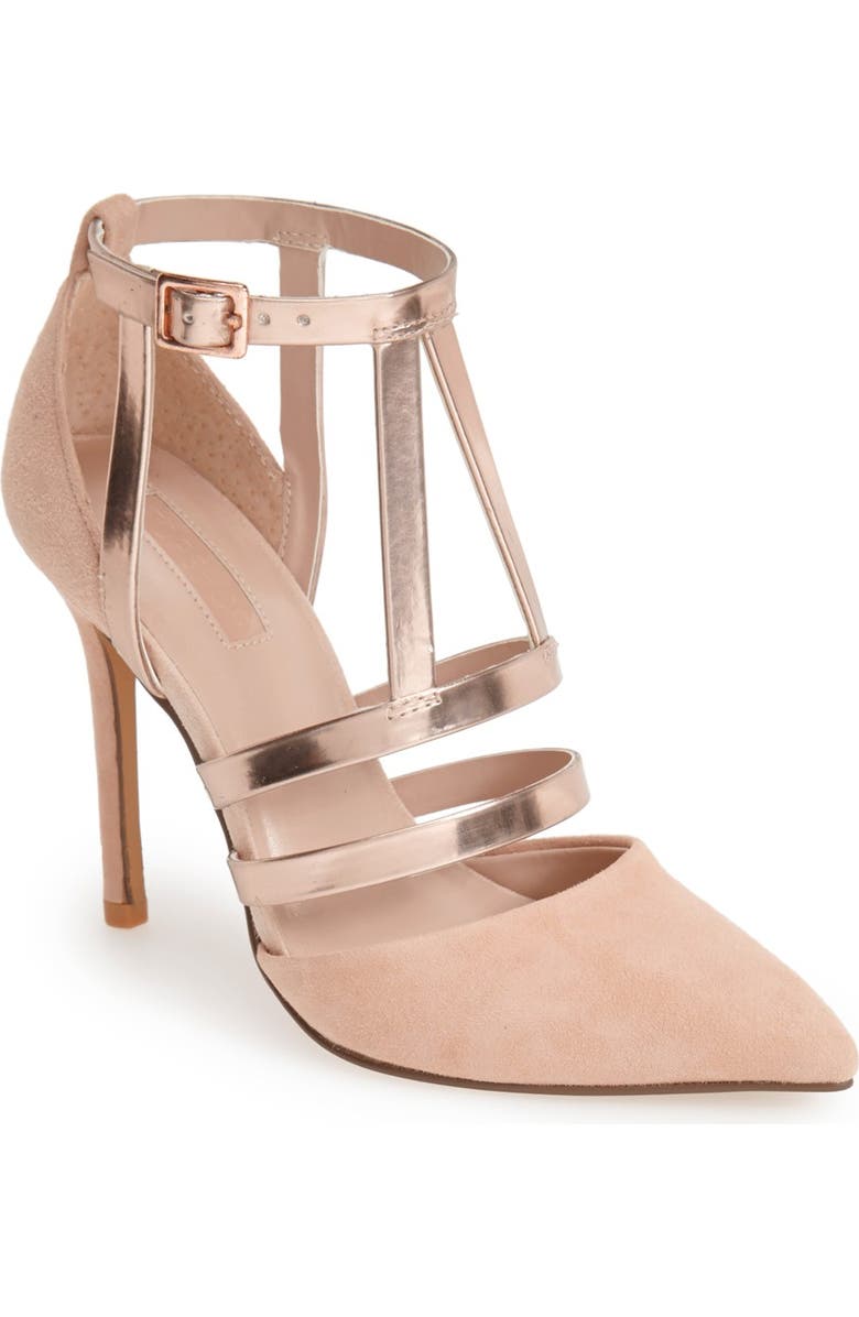 Topshop , Main, color, Nude