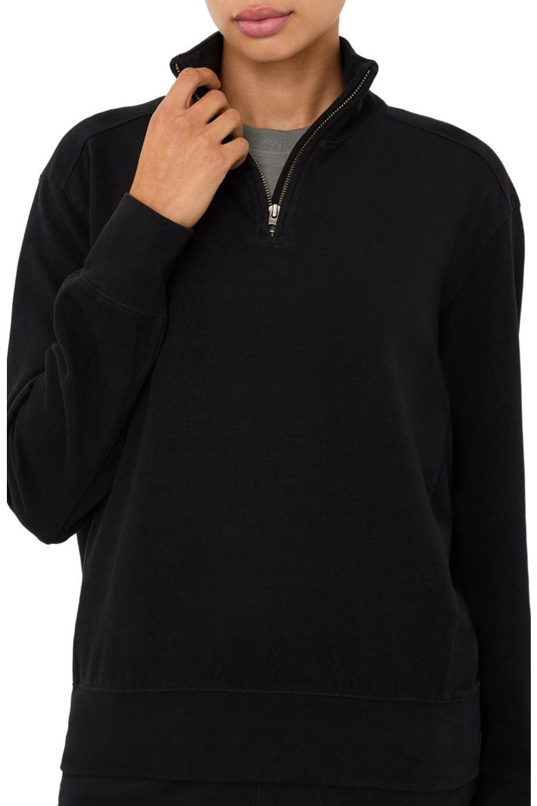 CloudKnit Half Zip, Alternate, color, Black