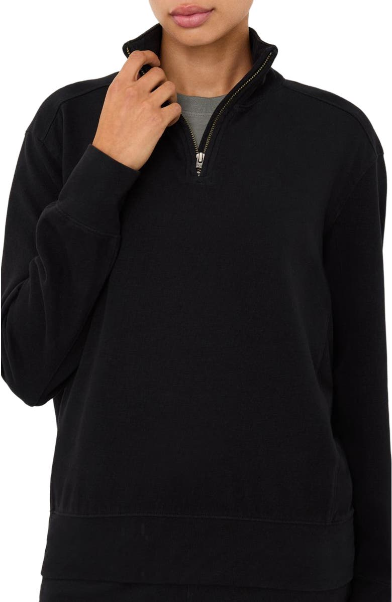 Pact CloudKnit Half Zip, Alternate, color, Black