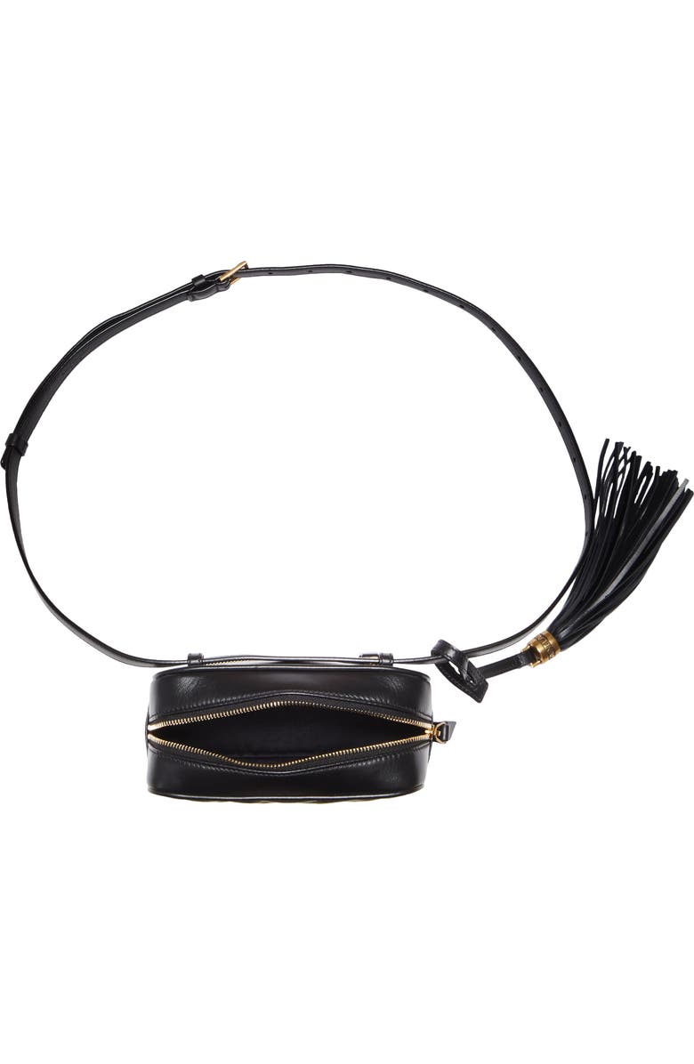 Saint Laurent Lou Matelassé Leather Belt Bag, Alternate, color,