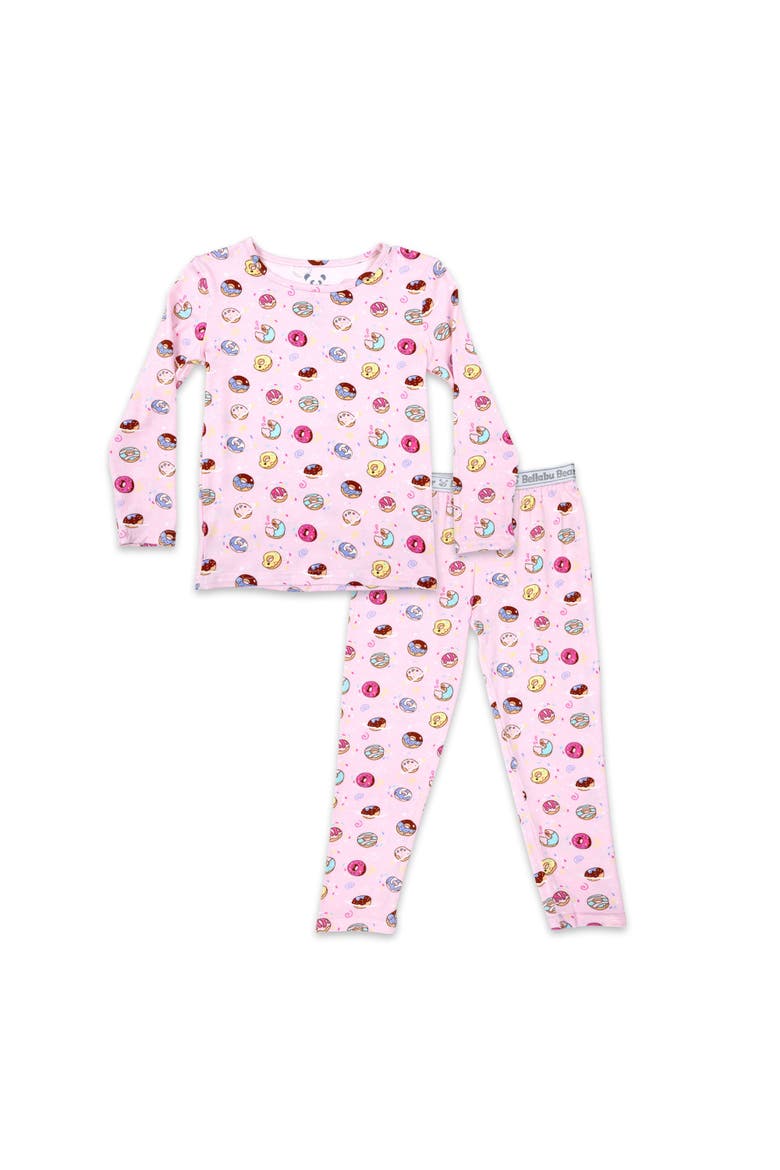 Kids' Pink Donut Set of 2 Piece Pajamas, Main, color, Pink Donut
