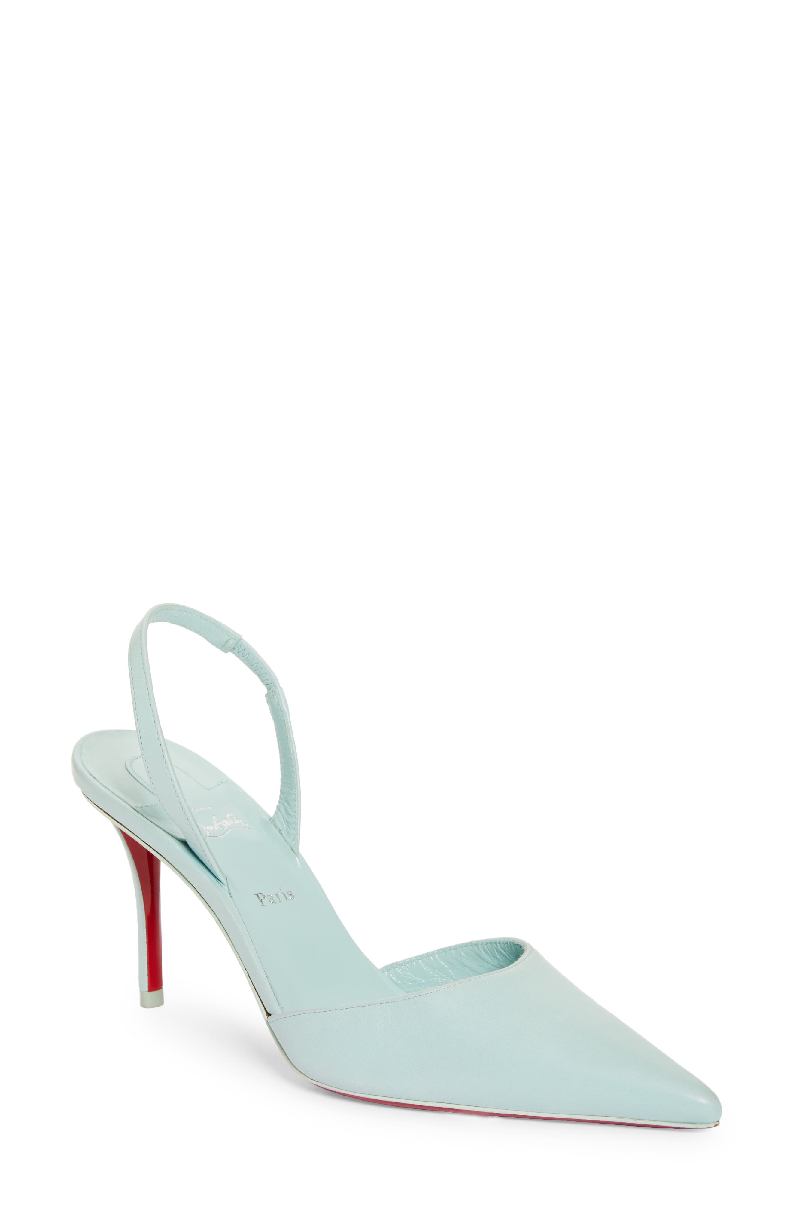 Apostropha Pointed Toe Slingback Pump, Main, color, ICEBERG