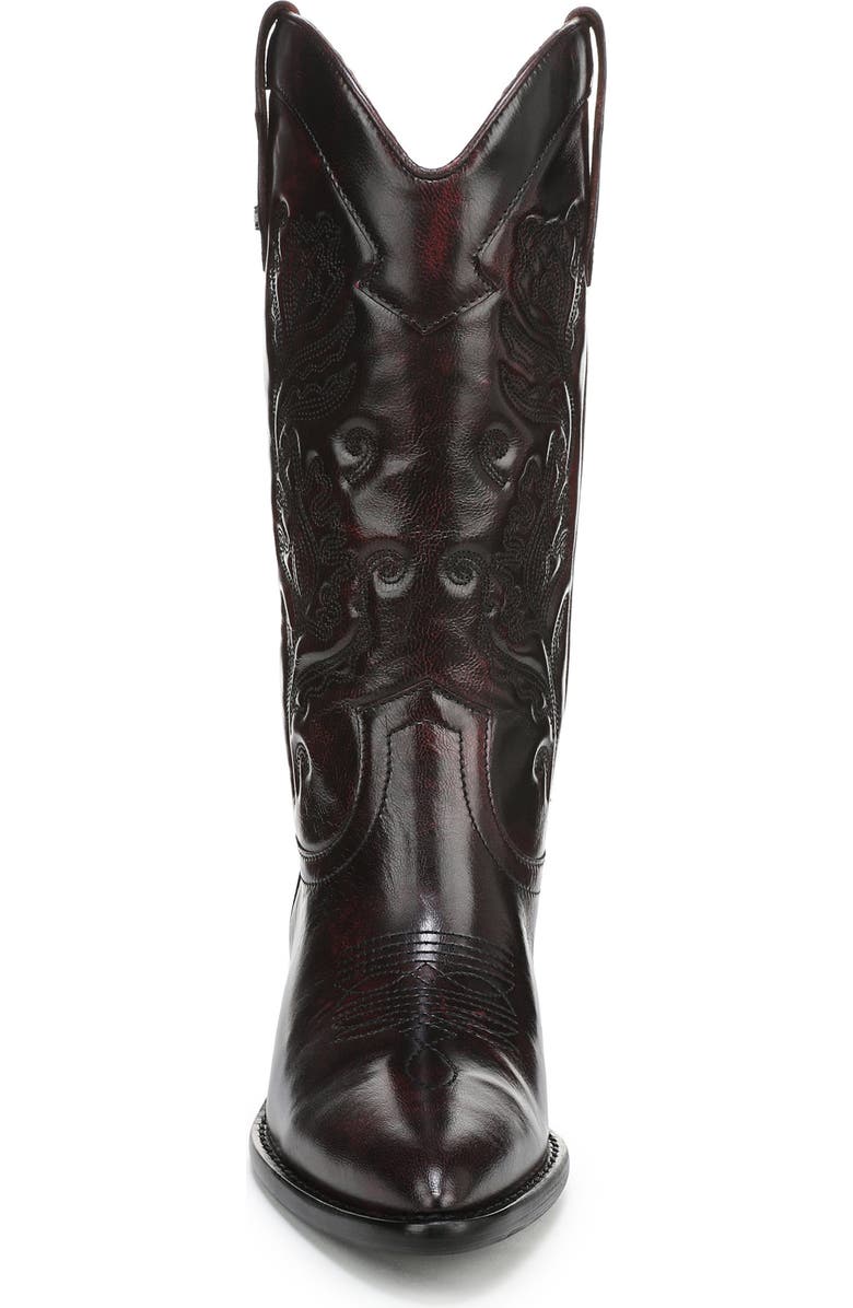 Sam Edelman Rue Western Boot, Alternate, color, Merlot