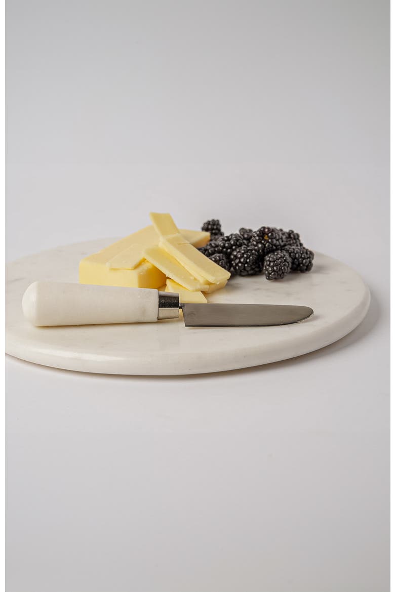 Marble Rolling & Cheese Board, Alternate, color, White