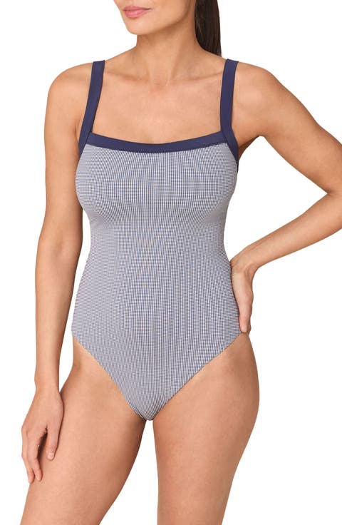 The Davenport Square Neck One-Piece Swimsuit